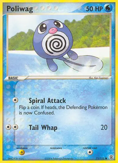Poliwag, Pokémon card