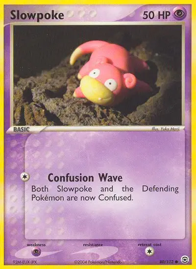 Slowpoke, Pokémon card