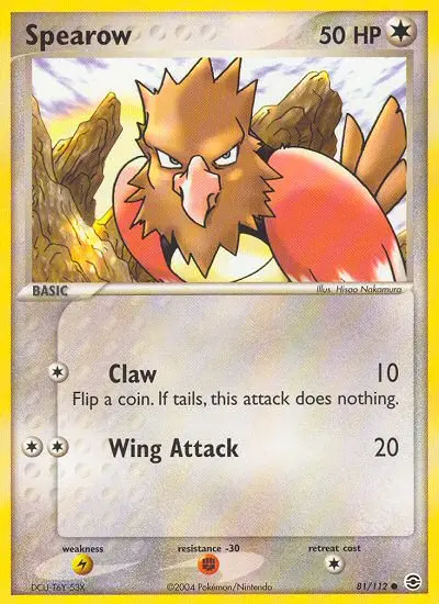 Spearow, Pokémon card
