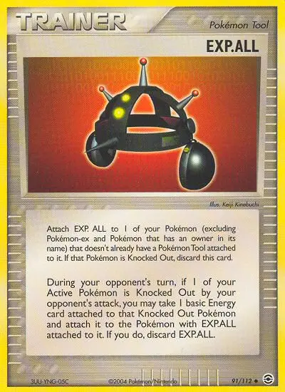 EXP. ALL, Pokémon card
