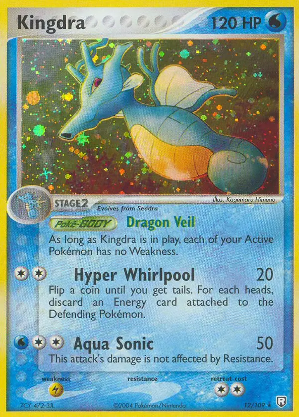 Kingdra, Pokémon card