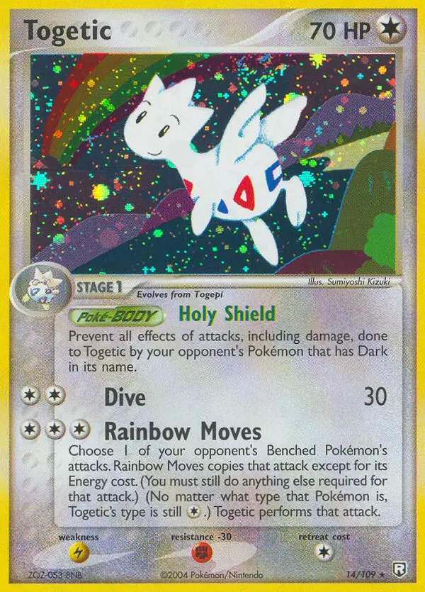 Togetic, Pokémon card