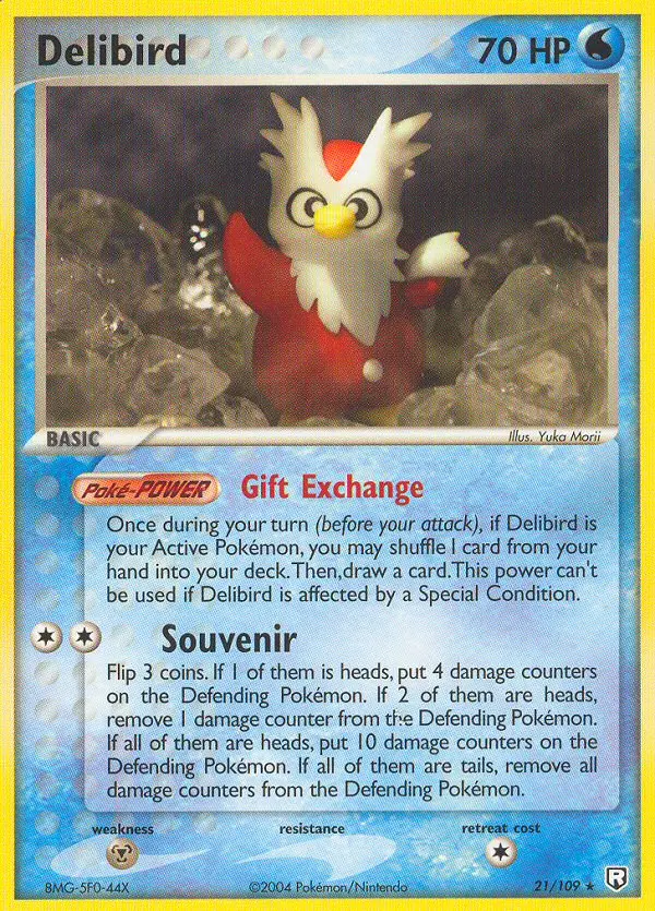 Delibird, Pokémon card