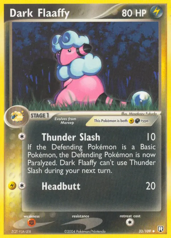 Dark Flaaffy, Pokémon card
