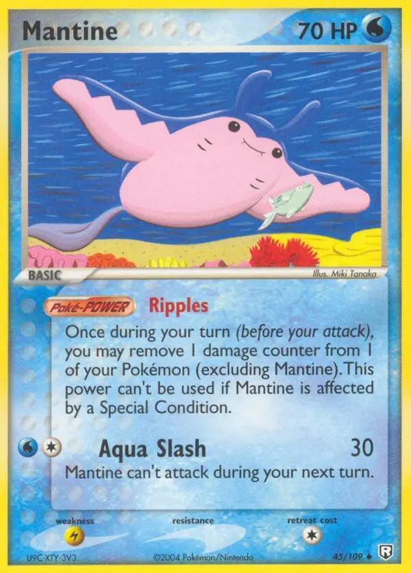 Mantine, Pokémon card