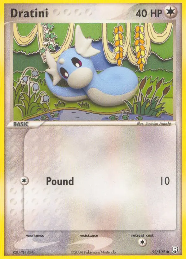 Dratini, Pokémon card