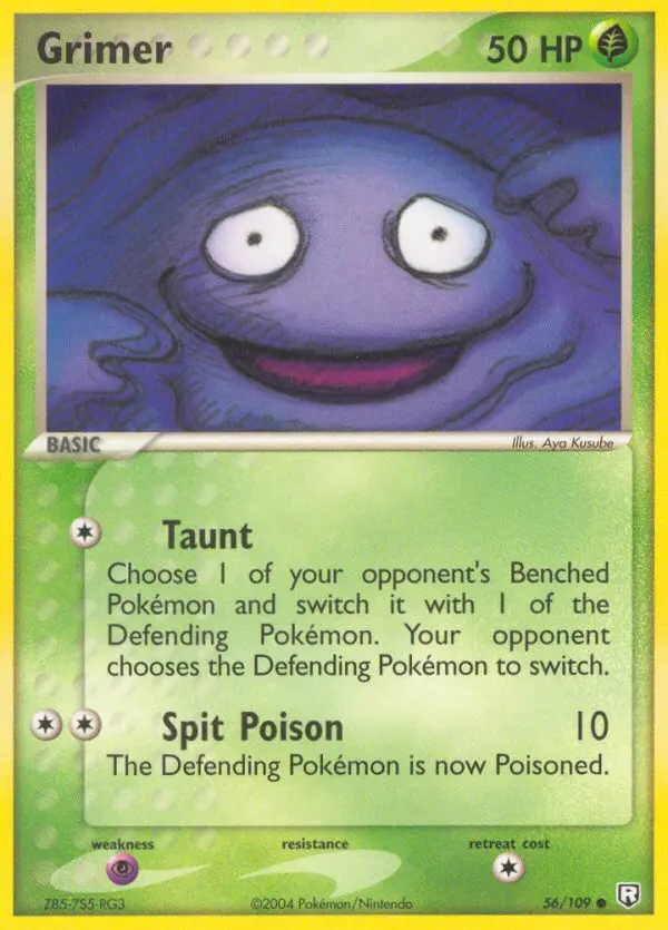 Grimer, Pokémon card