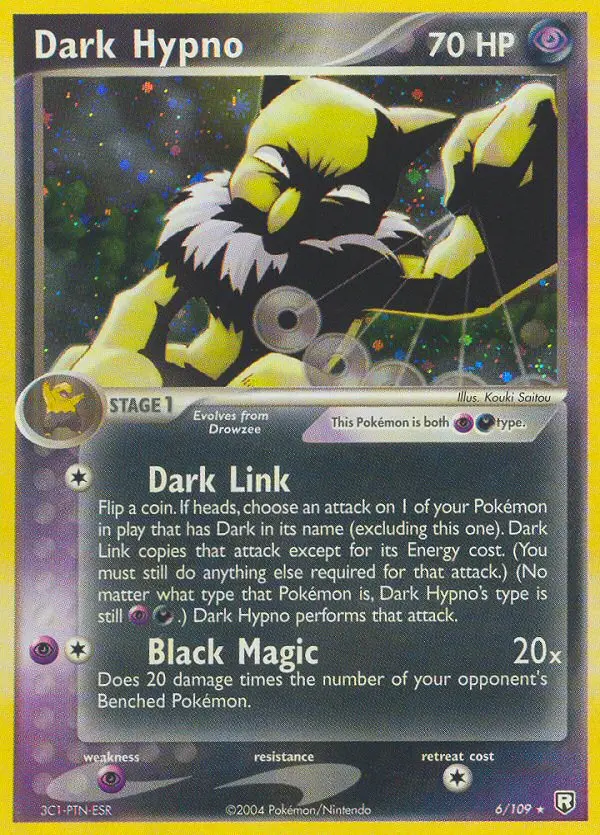 Dark Hypno, Pokémon card