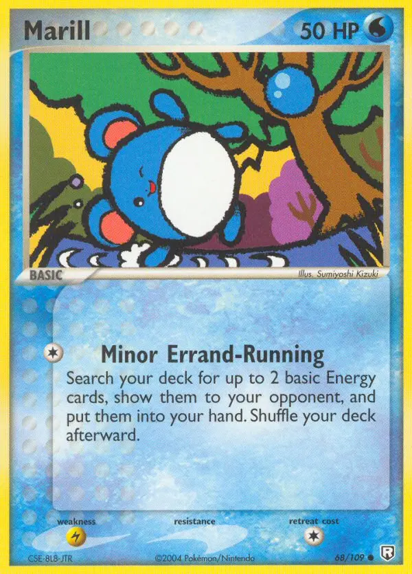Marill, Pokémon card