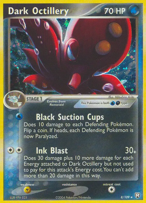 Dark Octillery, Pokémon card