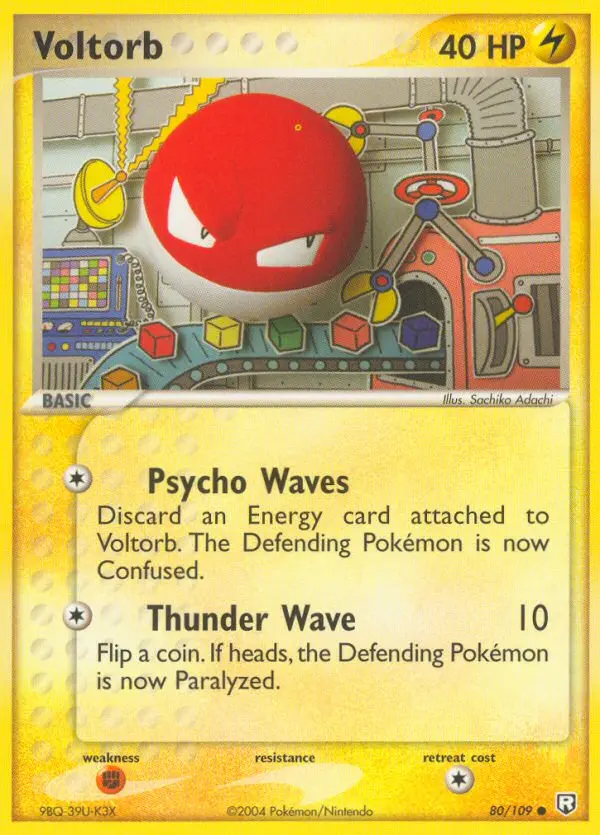 Voltorb, Pokémon card