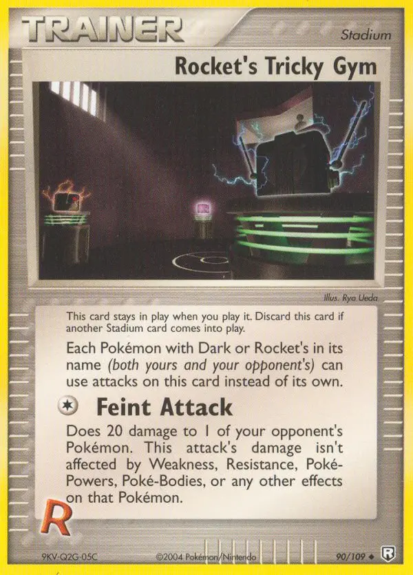 Rocket's Tricky Gym, Pokémon card