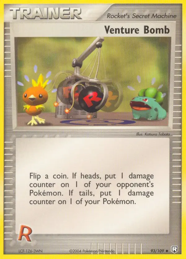 Venture Bomb, Pokémon card