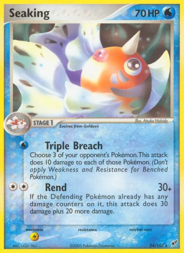 Seaking, Pokémon card
