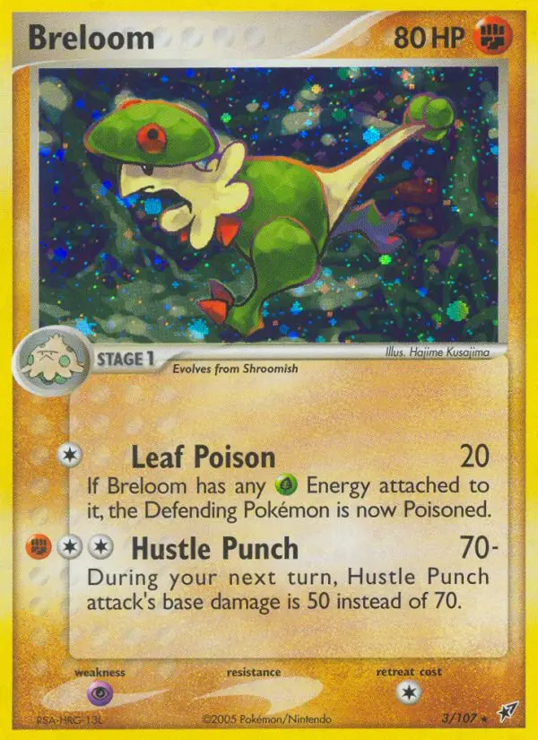 Breloom, Pokémon card