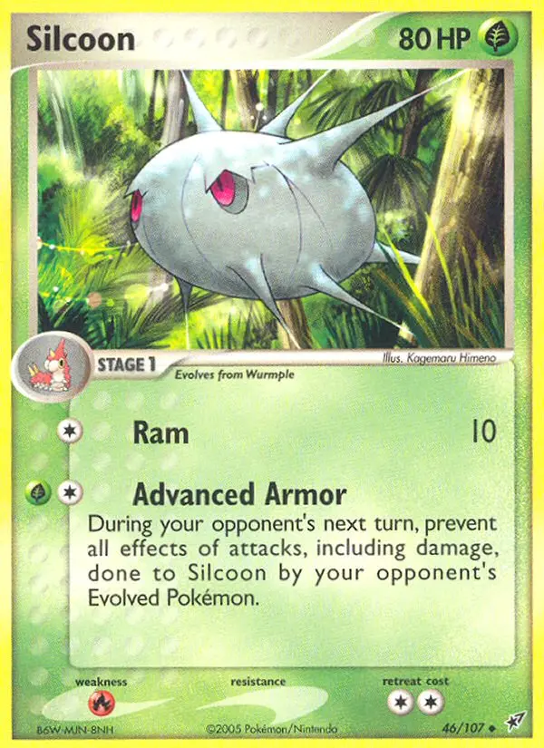 Silcoon, Pokémon card