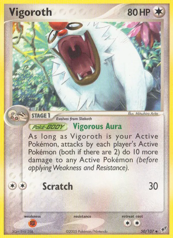 Vigoroth, Pokémon card
