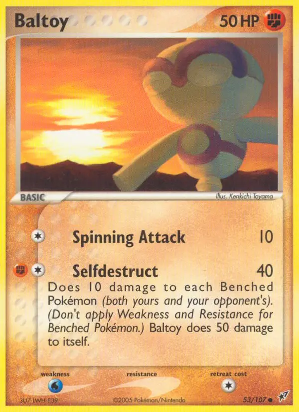 Baltoy, Pokémon card