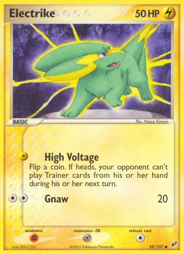 Electrike, Pokémon card