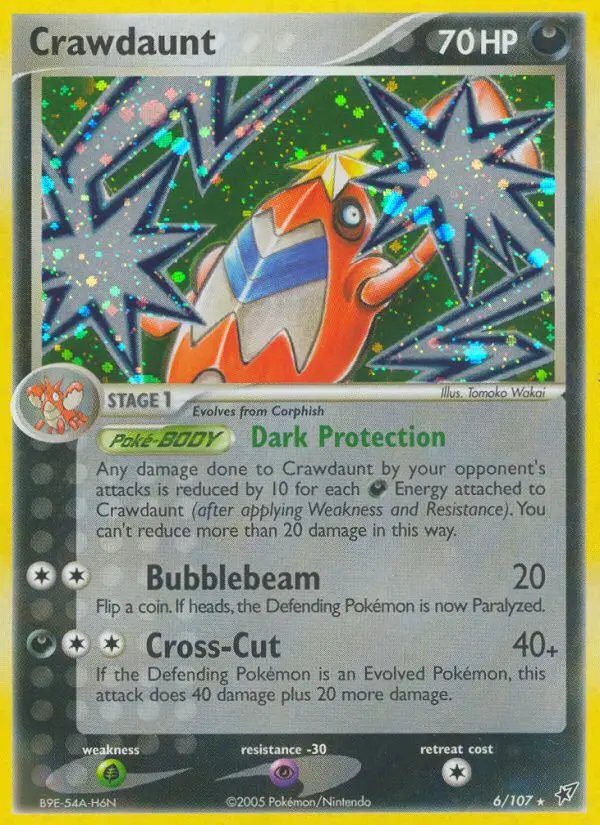 Crawdaunt, Pokémon card