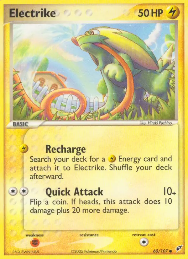 Electrike, Pokémon card