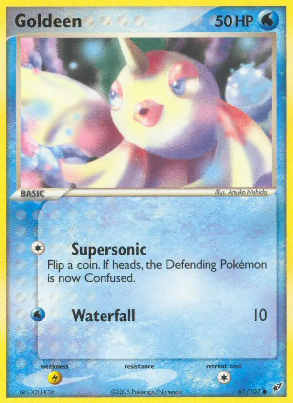 Goldeen, Pokémon card