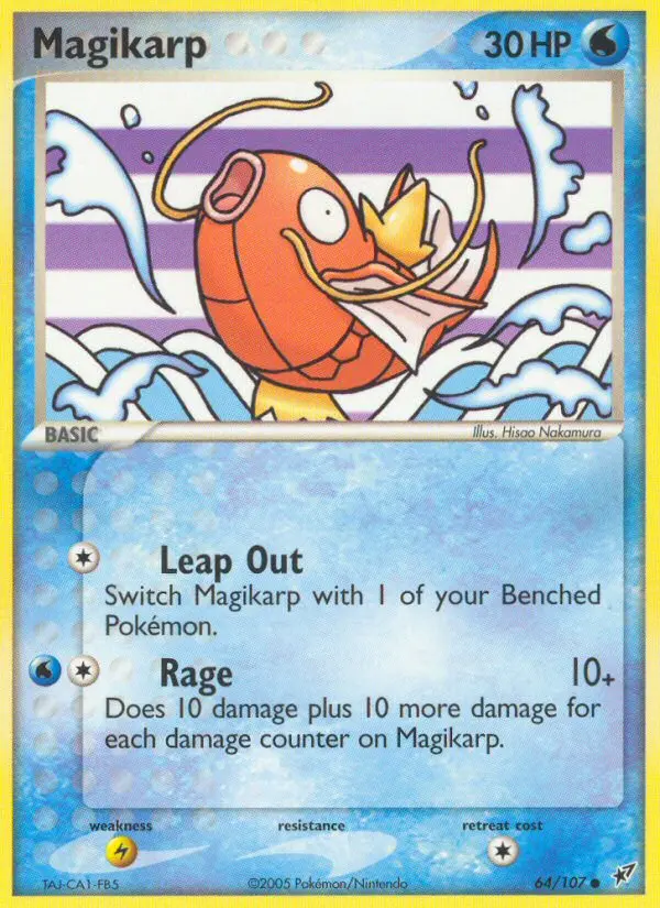 Magikarp, Pokémon card