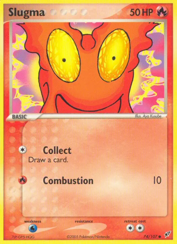 Slugma, Pokémon card