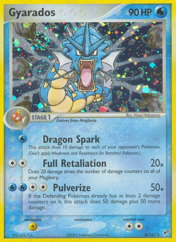 Gyarados, Pokémon card