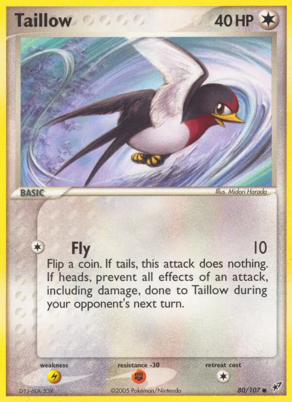 Taillow, Pokémon card
