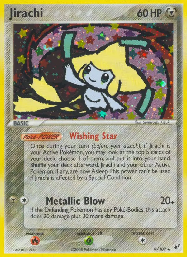 Jirachi, Pokémon card