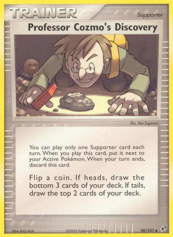 Professor Cozmo's Discovery, Pokémon card
