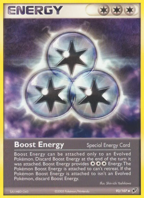 Boost Energy, Pokémon card