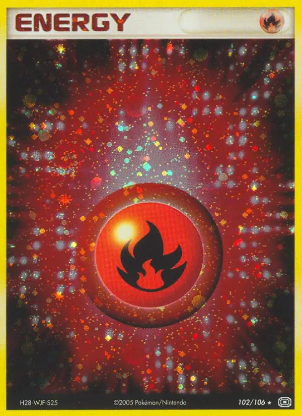 Fire Energy, Pokémon card