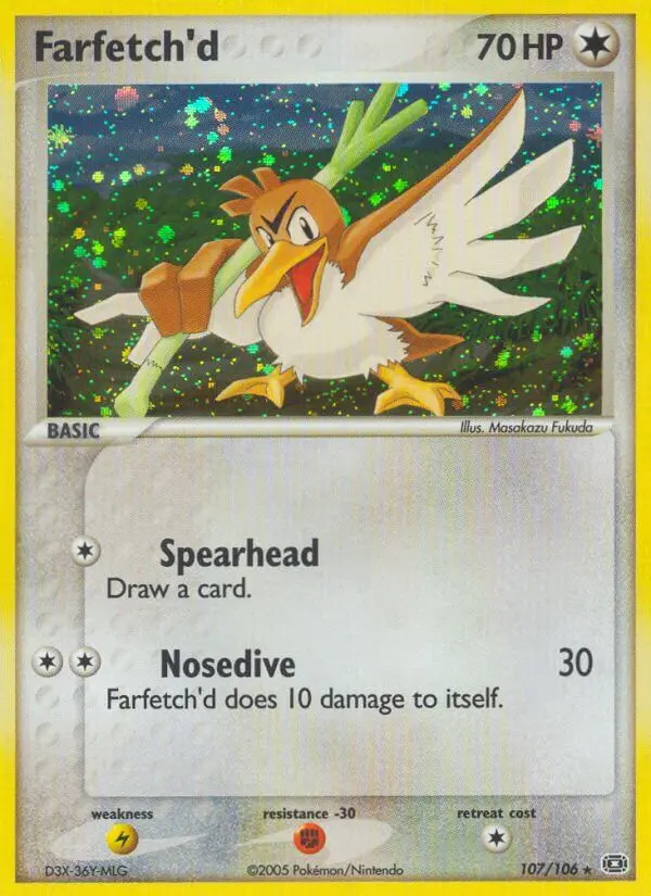 Farfetch'd, Pokémon card