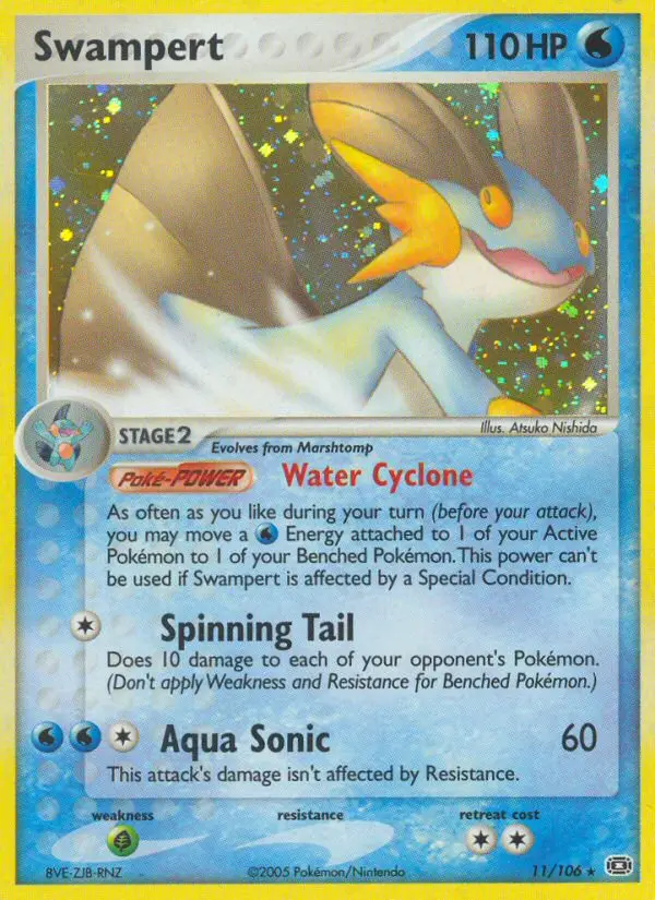 Swampert, Pokémon card