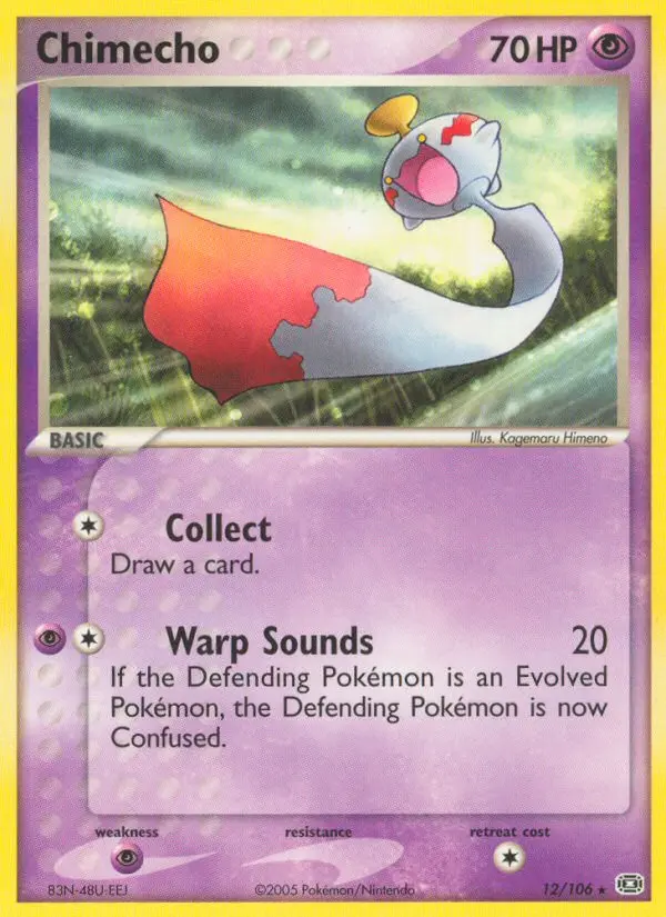 Chimecho, Pokémon card