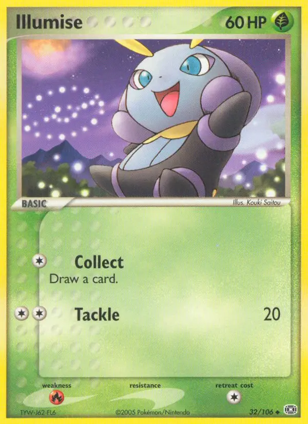 Illumise, Pokémon card