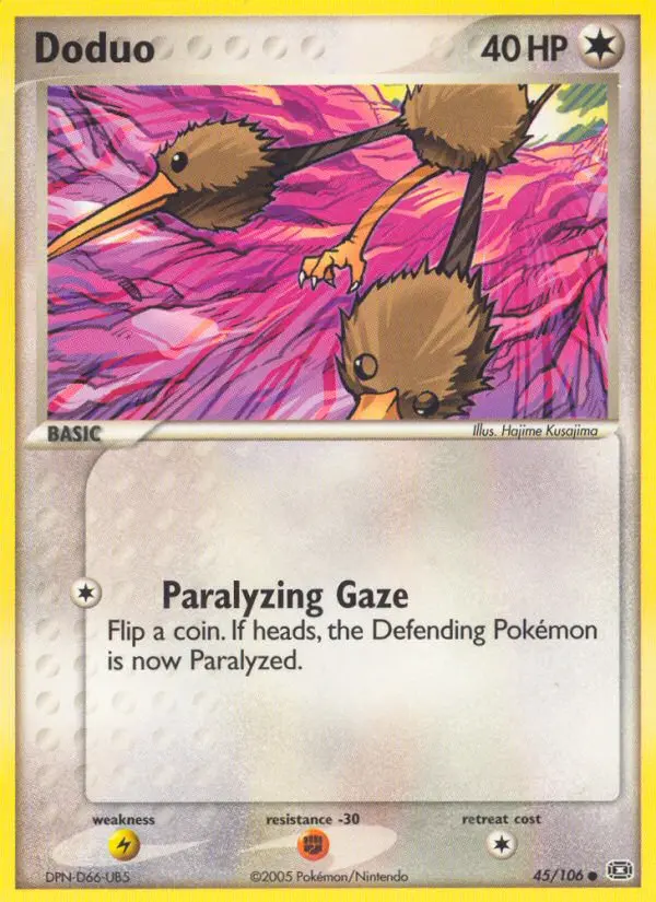 Doduo, Pokémon card