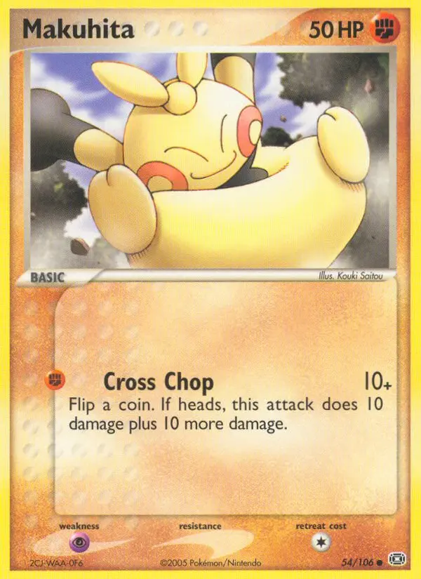Makuhita, Pokémon card