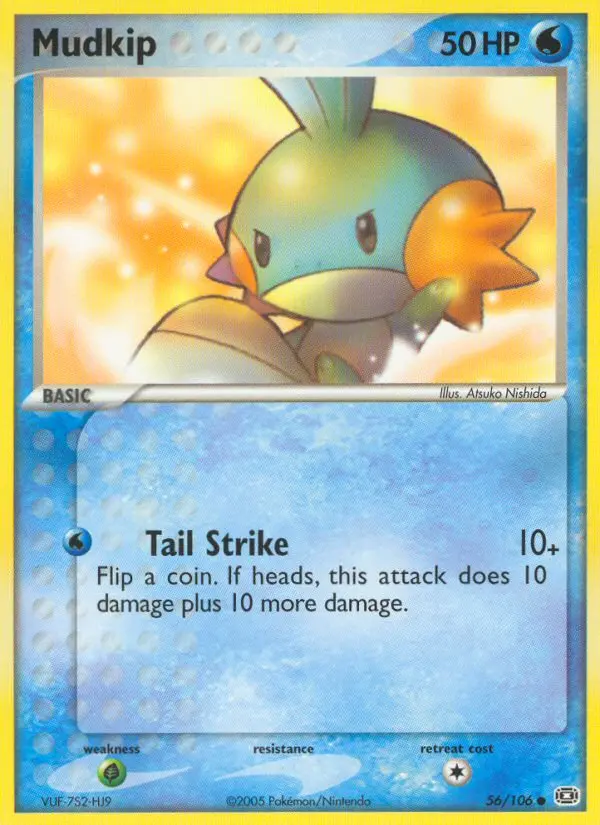 Mudkip, Pokémon card
