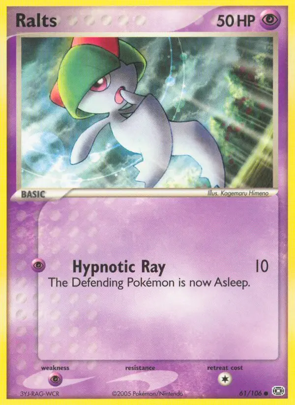 Ralts, Pokémon card