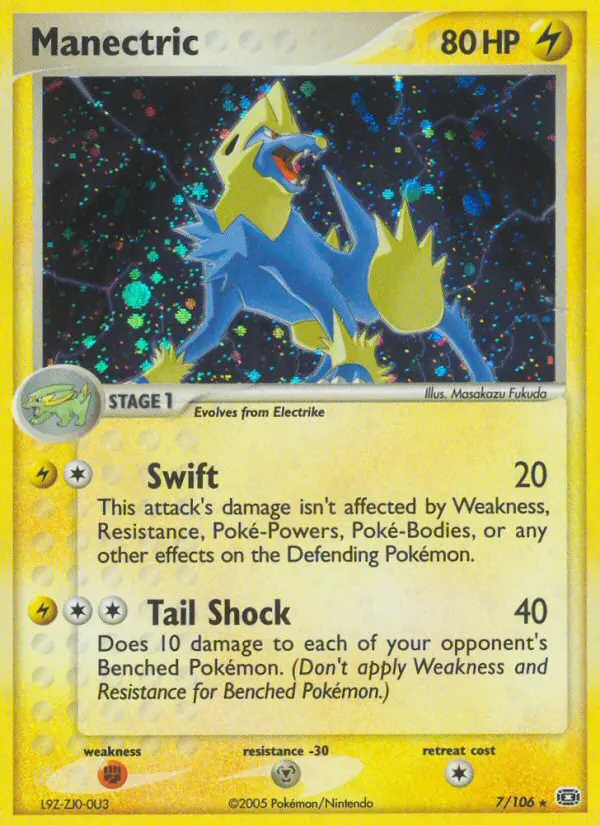 Manectric, Pokémon card