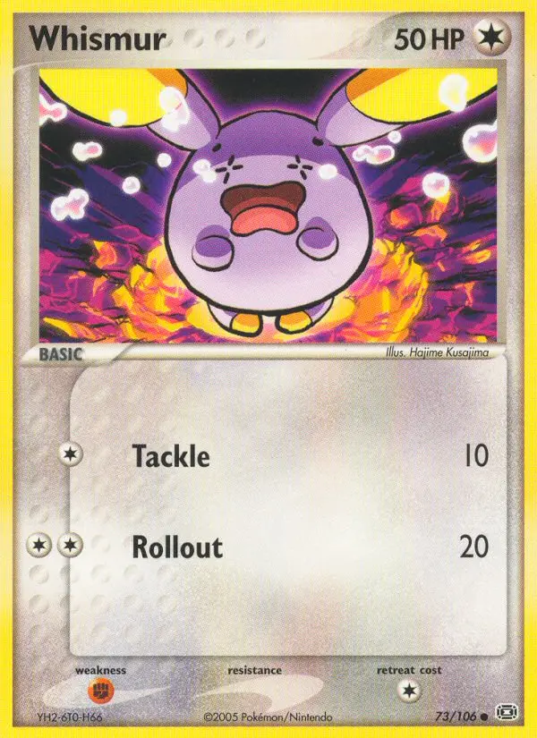 Whismur, Pokémon card