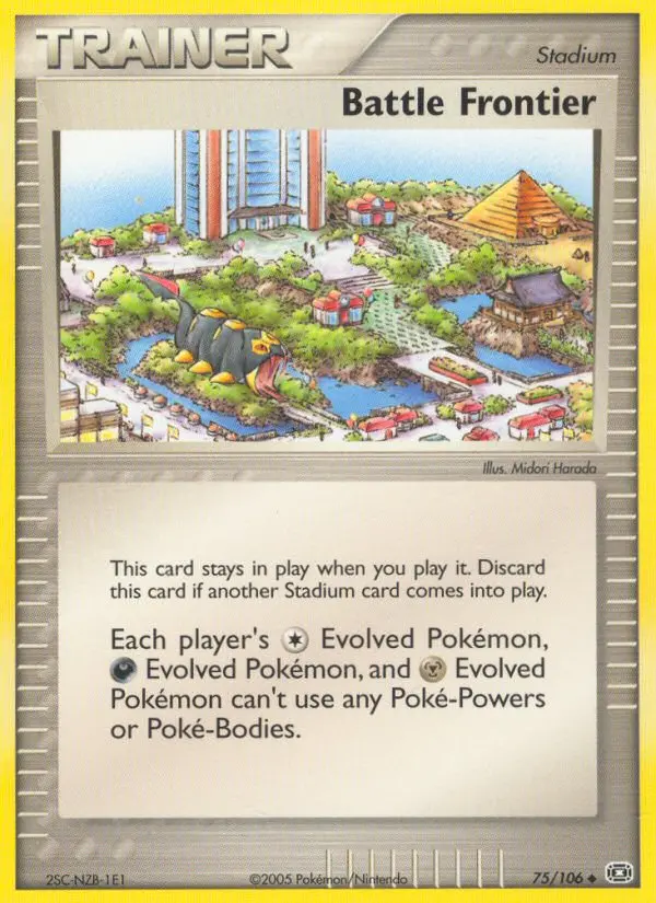 Battle Frontier, Pokémon card