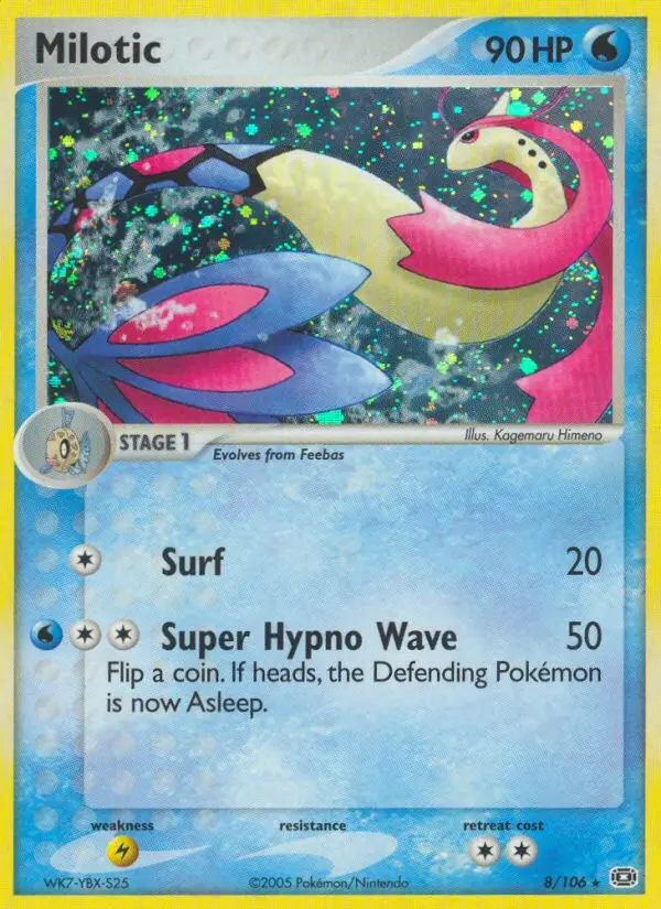 Milotic, Pokémon card