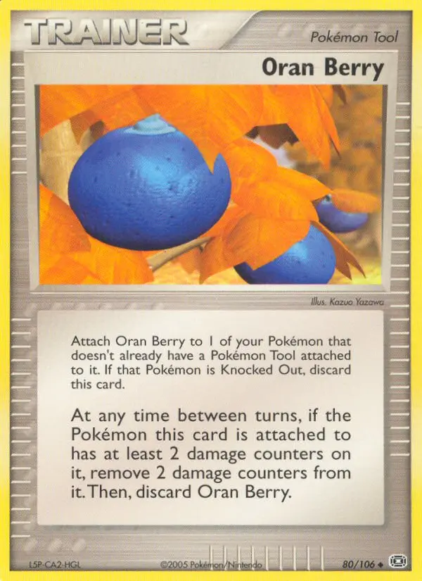 Oran Berry, Pokémon card