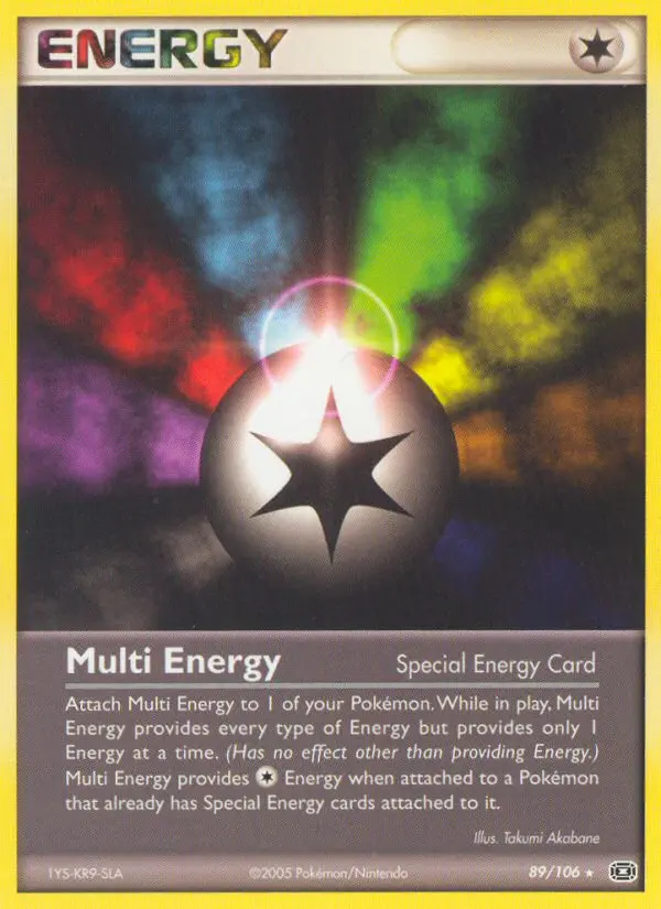 Multi Energy, Pokémon card