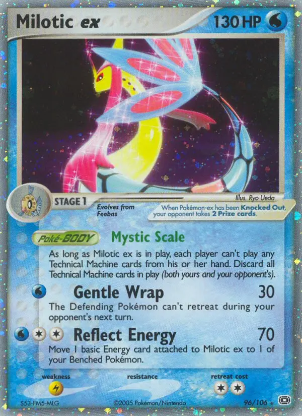 Milotic ex, Pokémon card