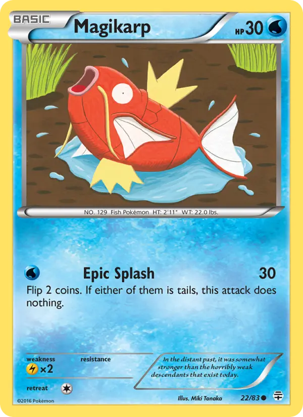 Magikarp, Pokémon card